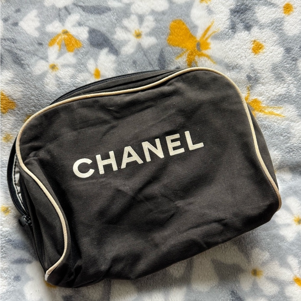 Chanel Black Cosmetic Pouch